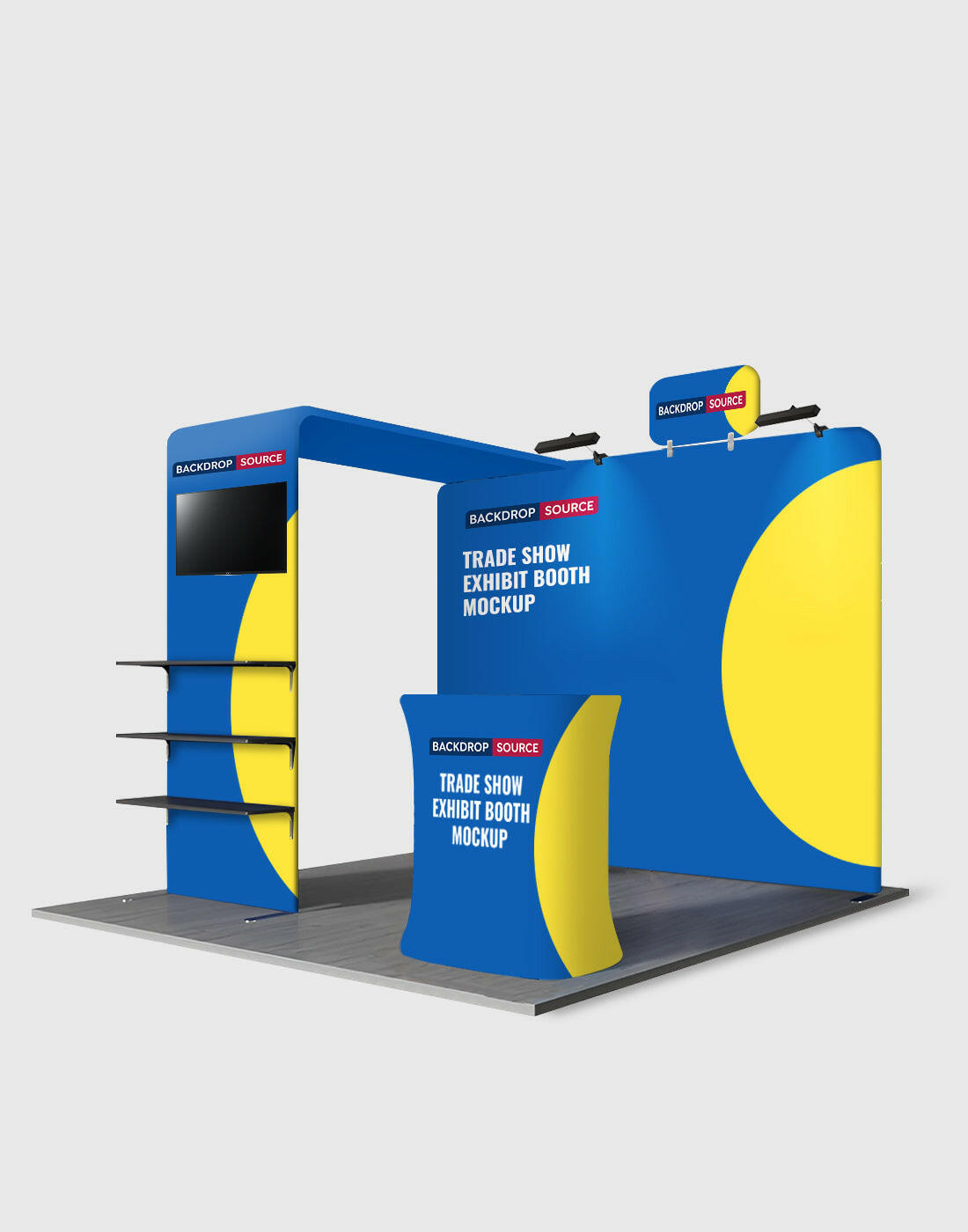 Portable Exhibit Display 3m x 3m - Model 17.