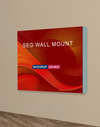 Wall-Mounted SEG Fabric display - 80mm Depth