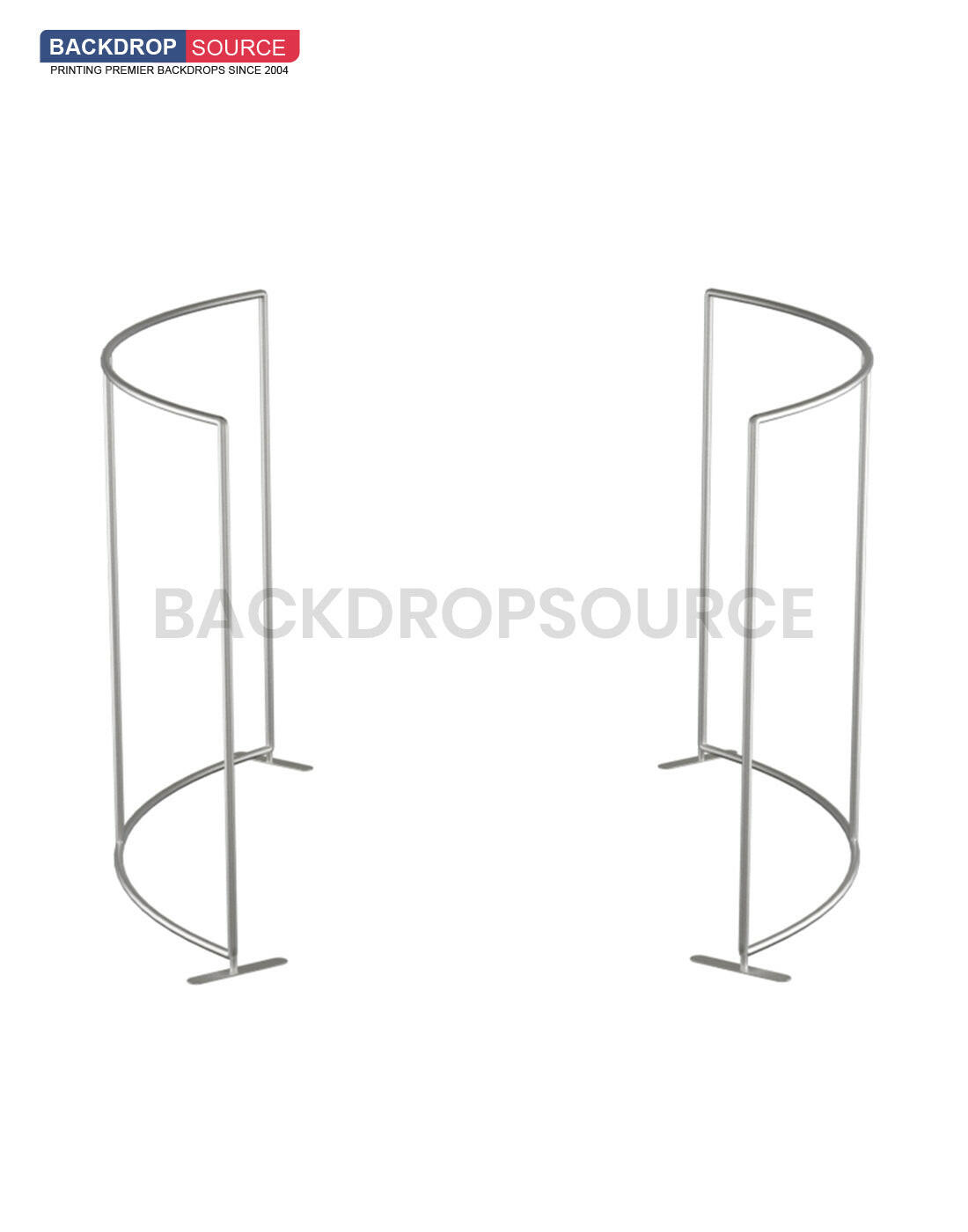 Custom Printed 360° Spinner Booth Enclosure Backdrop with LED Light.