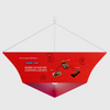 Tapered Triangle Hanging Display.