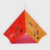 Tapered Triangle Hanging Display.