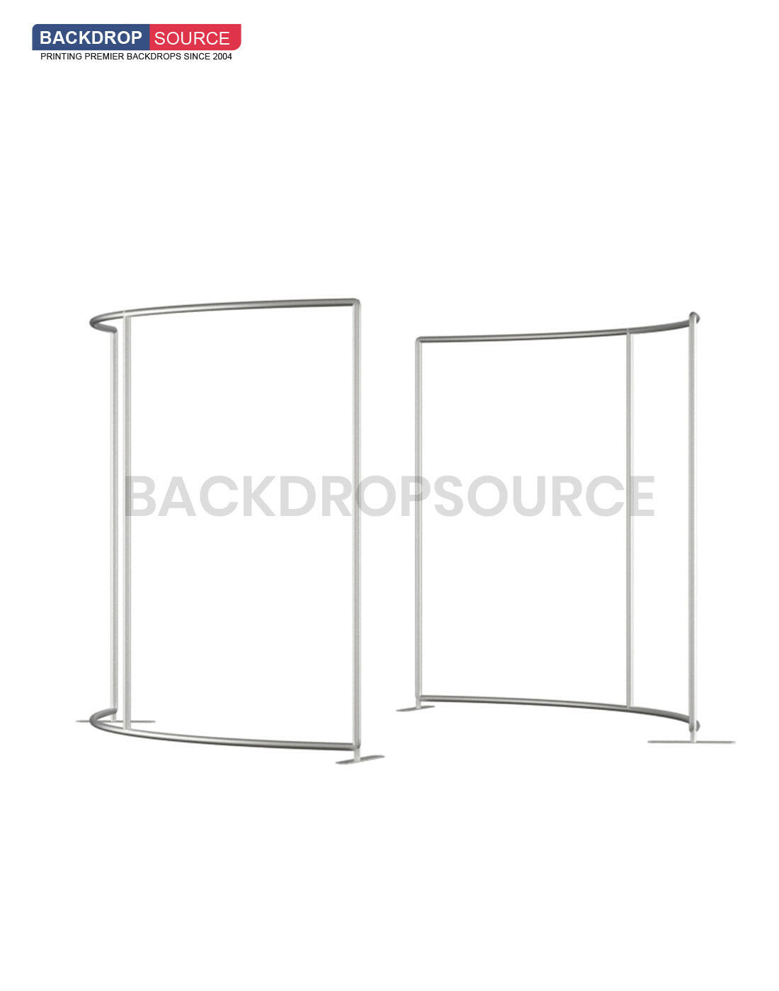 Custom Printed 360° Spinner Booth Enclosure Backdrop with LED Light.