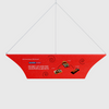 Tapered Triangle Hanging Display.