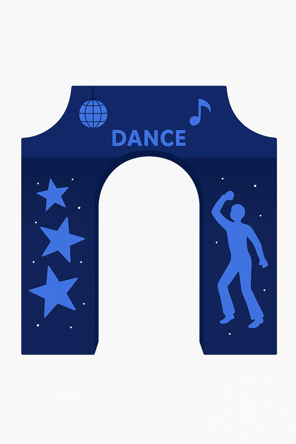 3D Triumphal Arch Backdrop