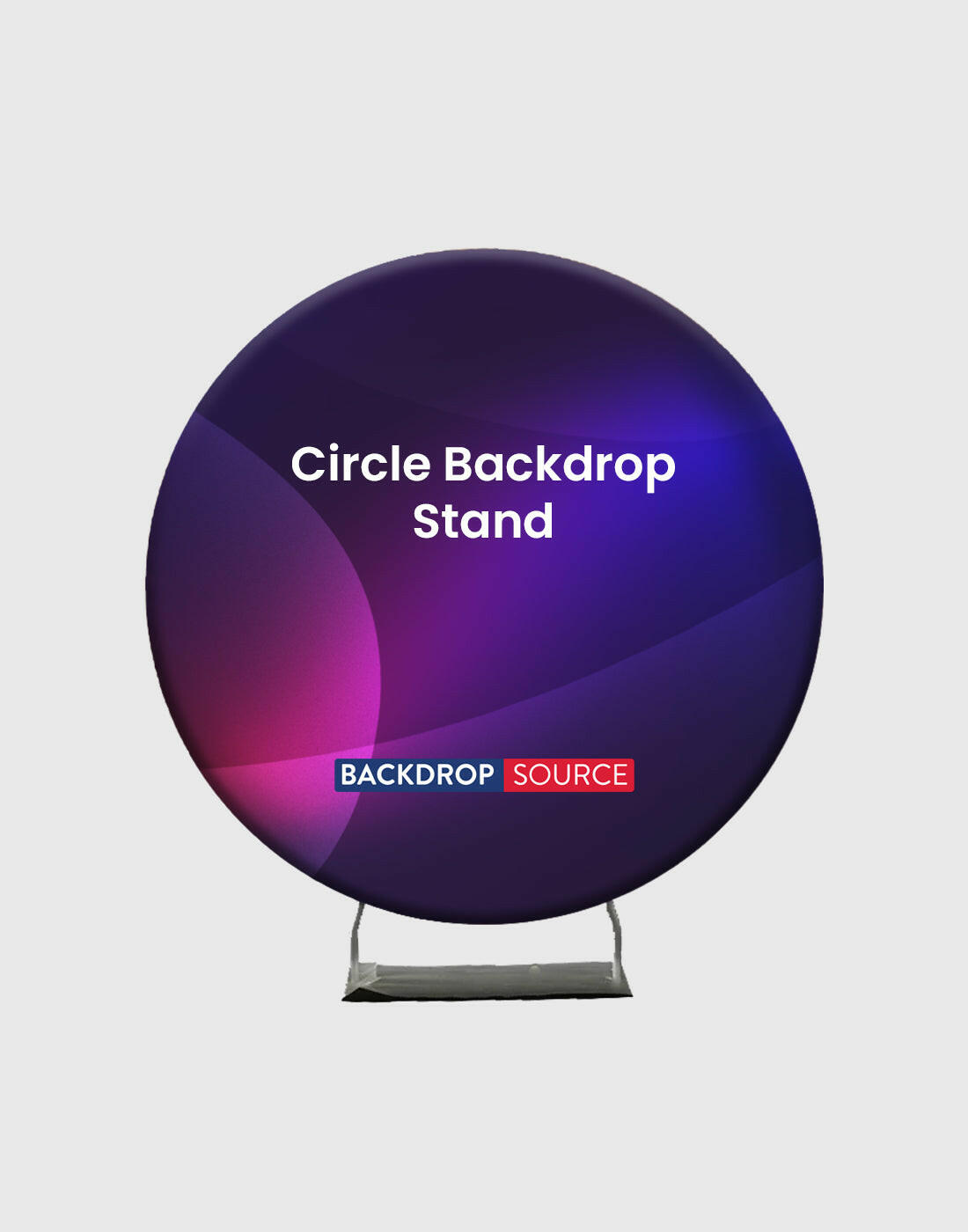 Customized Design Print on Round Frame Stand for Parties/ Events/ Weddings.
