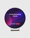 Customized Design Print on Round Frame Stand for Parties/ Events/ Weddings.
