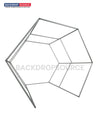 Hexagonal Vogue Booth Enclosure Display.