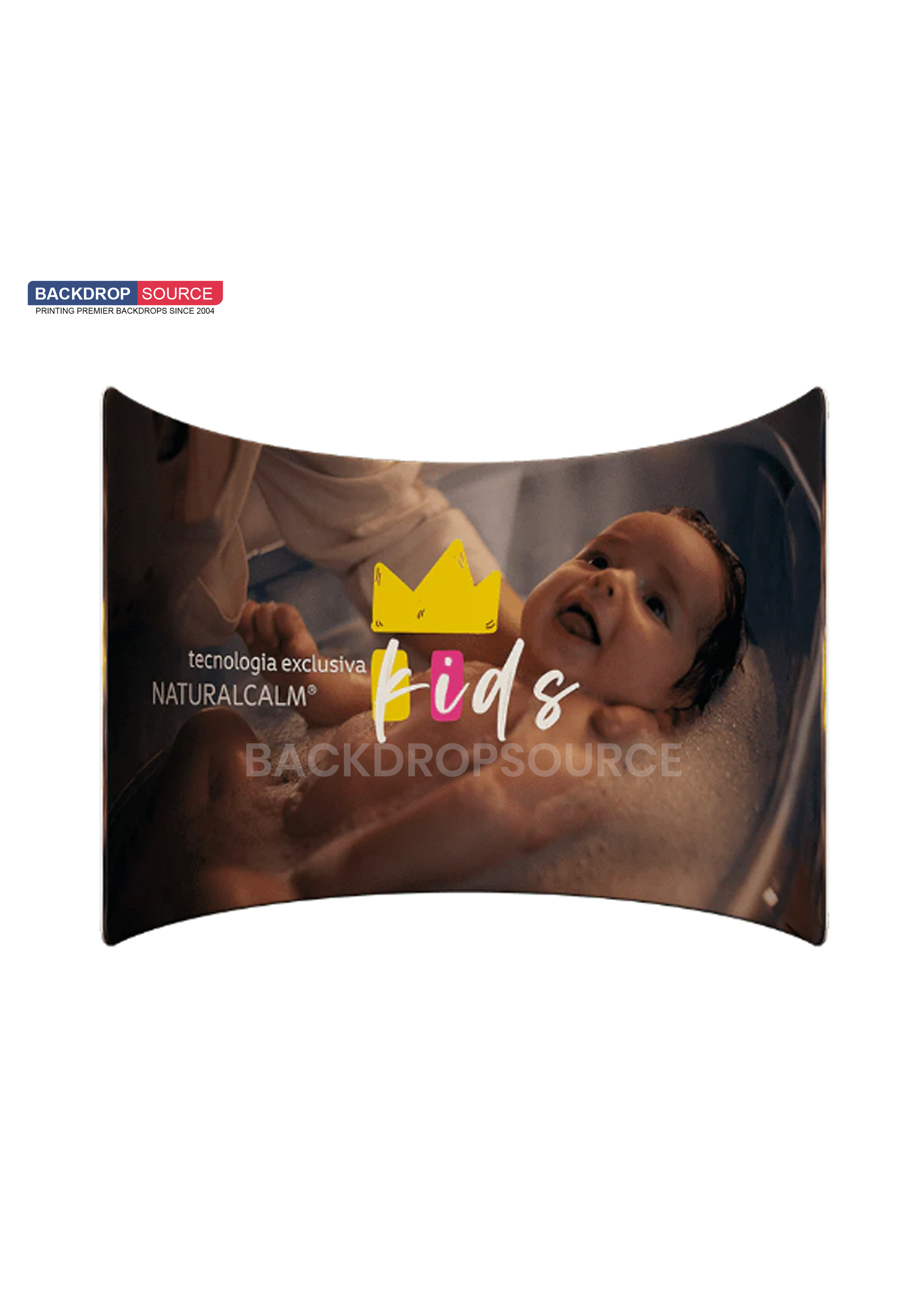 Custom 180° Curved Enclosure Wall.