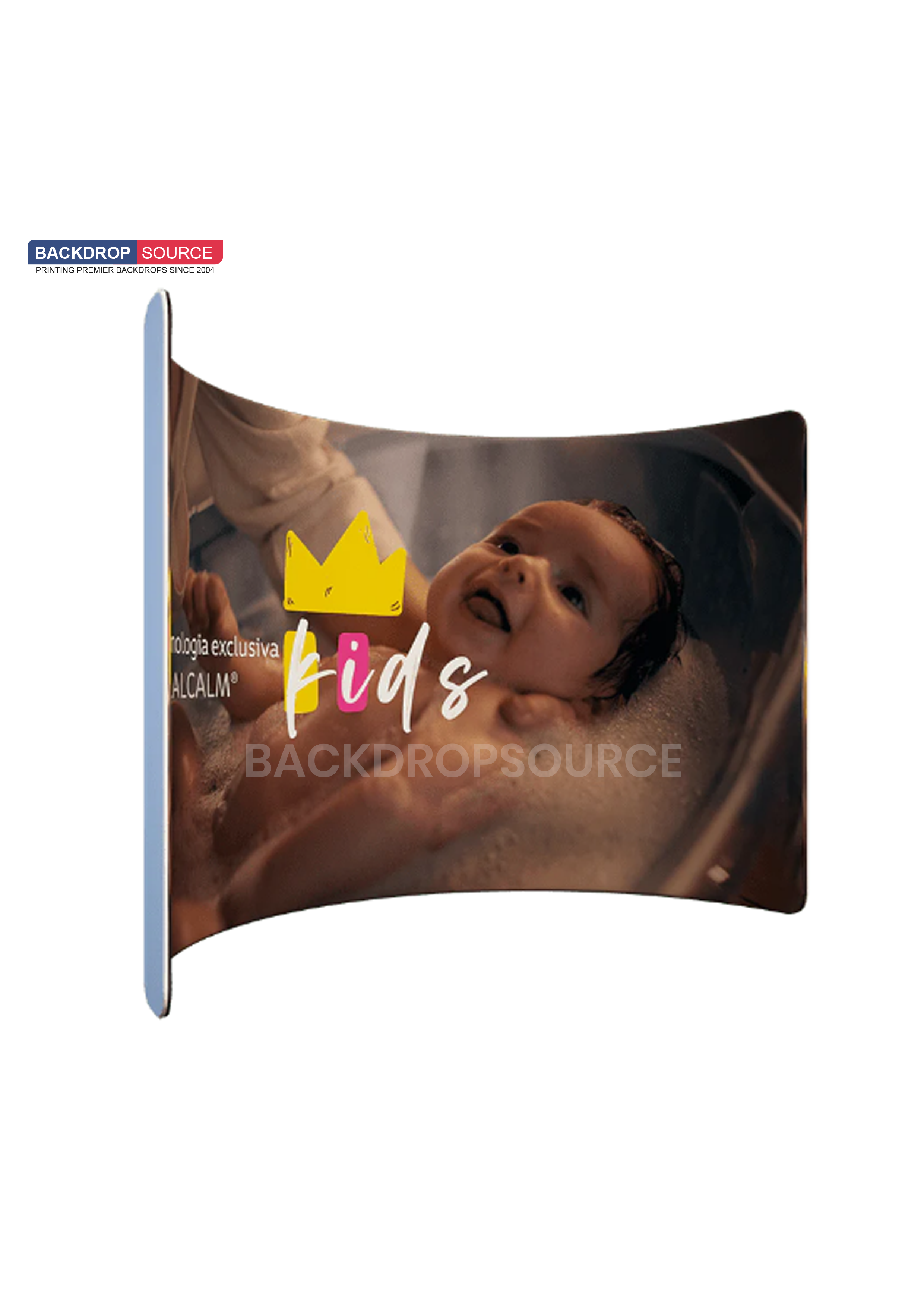 Custom 180° Curved Enclosure Wall.