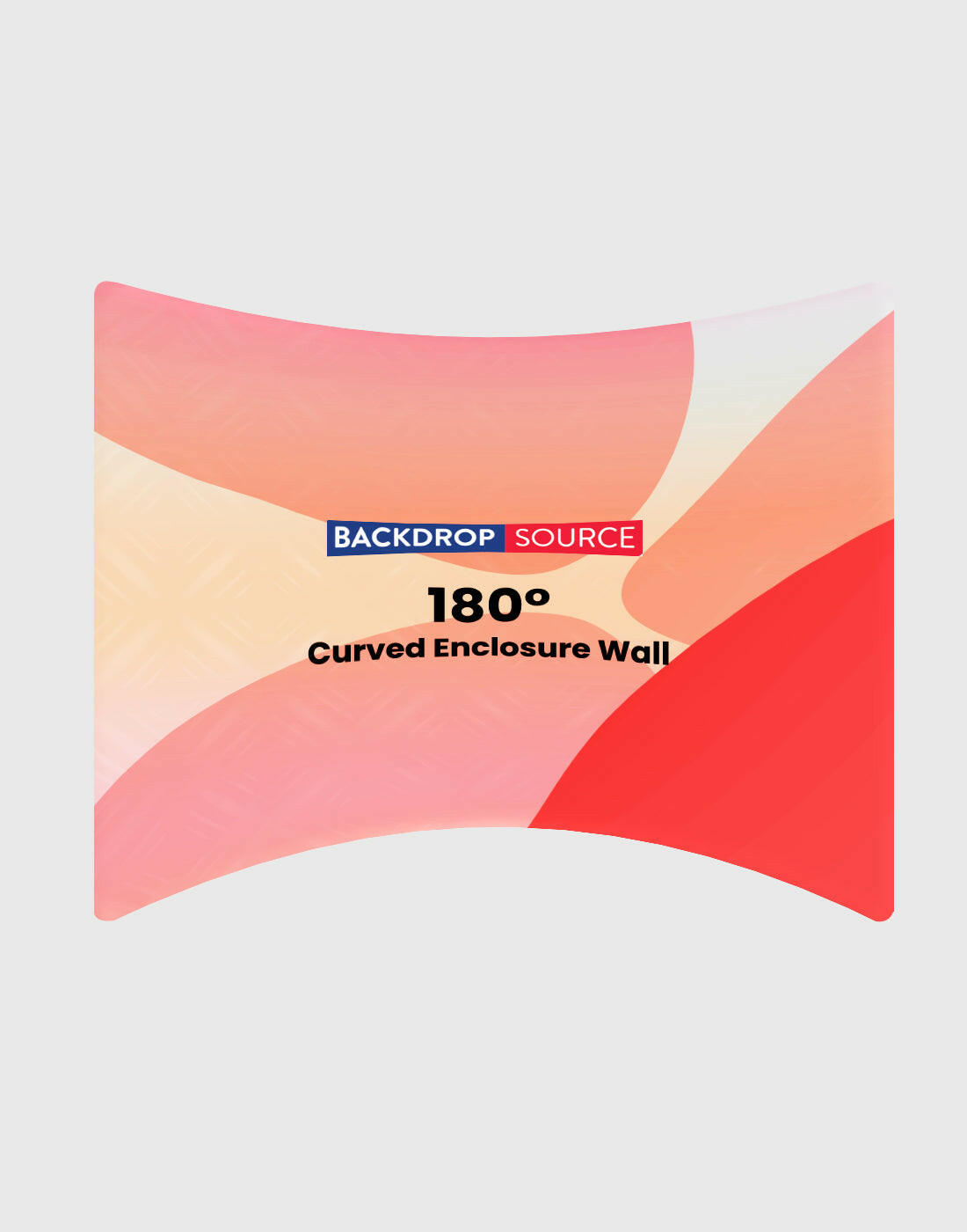 Custom 180° Curved Enclosure Wall.