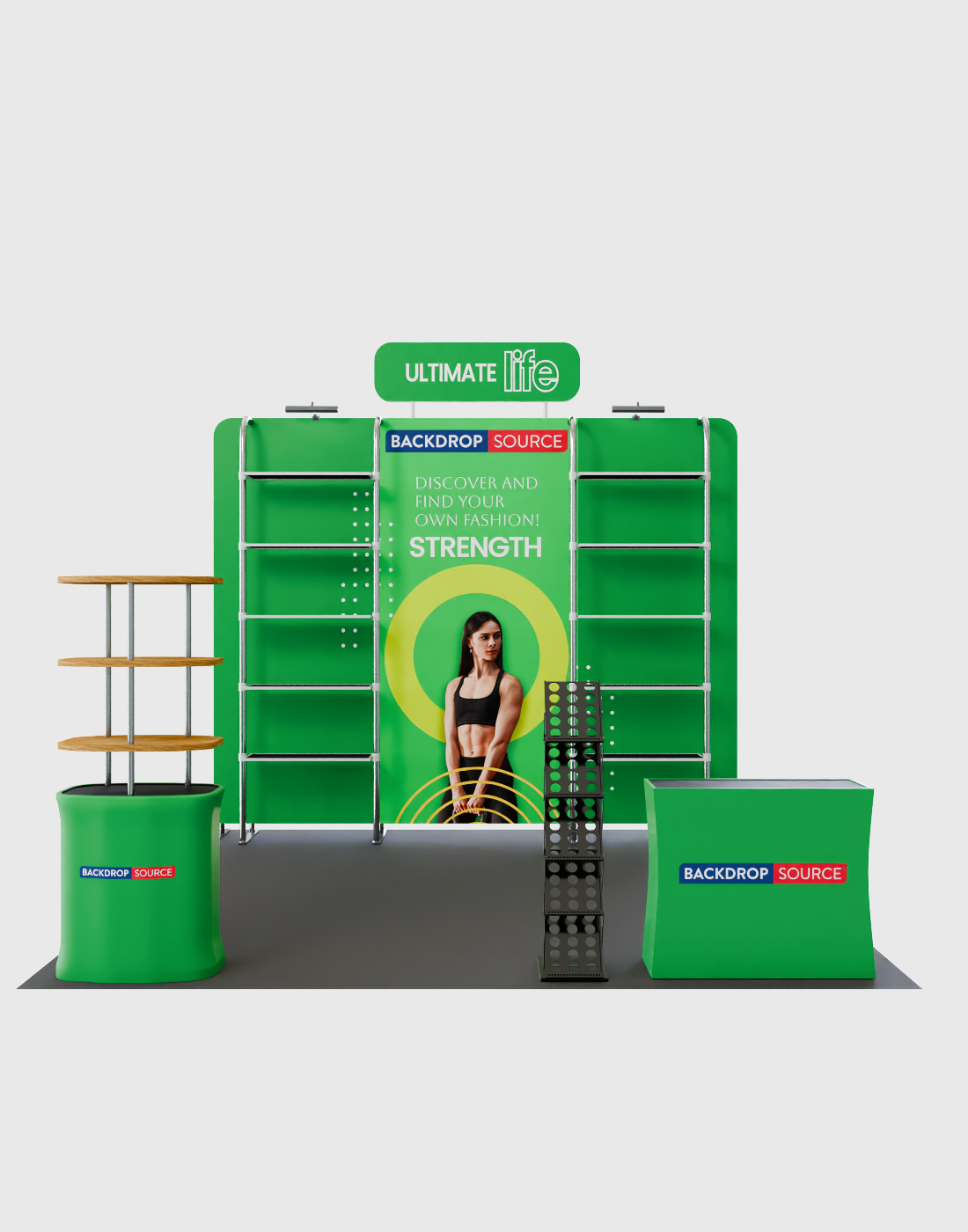 Portable Exhibit Display 3m x 3m - Model 20.