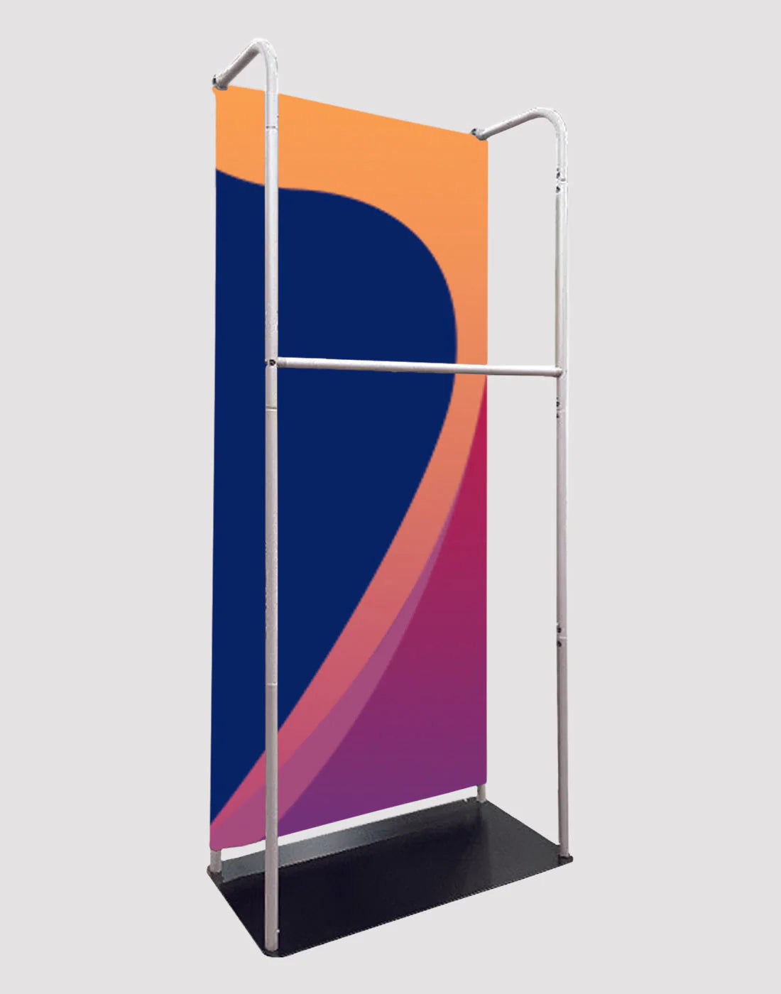 Tension Fabric Stand With Hanging Rail.