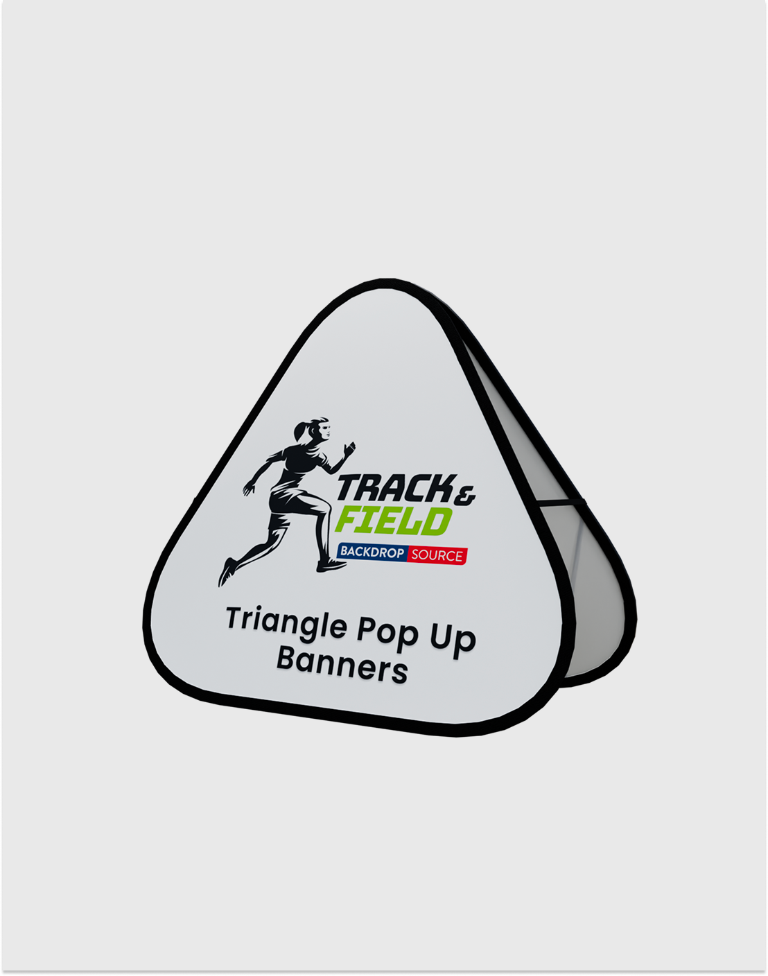 Triangle Pop Up Banners ( Double Side Printed).