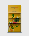 EZ Display Banner Stand with Shelves.