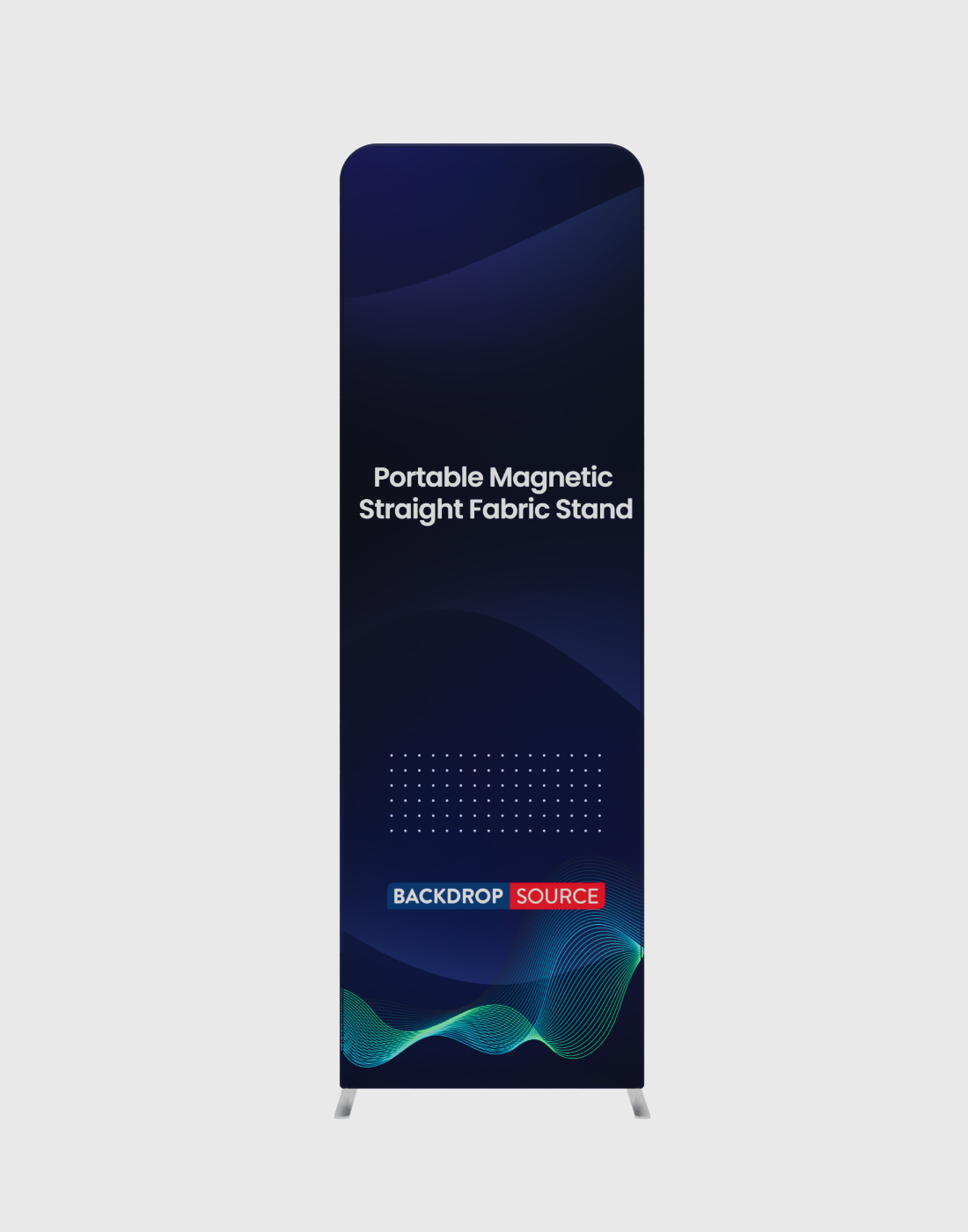 Portable Magnetic Straight Fabric Stand.