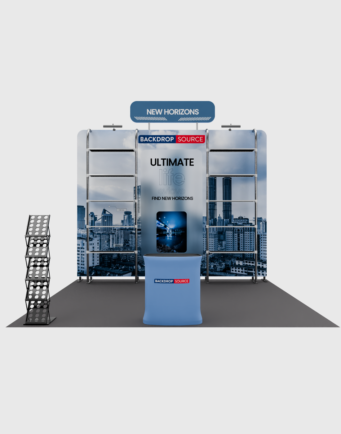 Portable Exhibit Display 3m x 3m - Model 28.