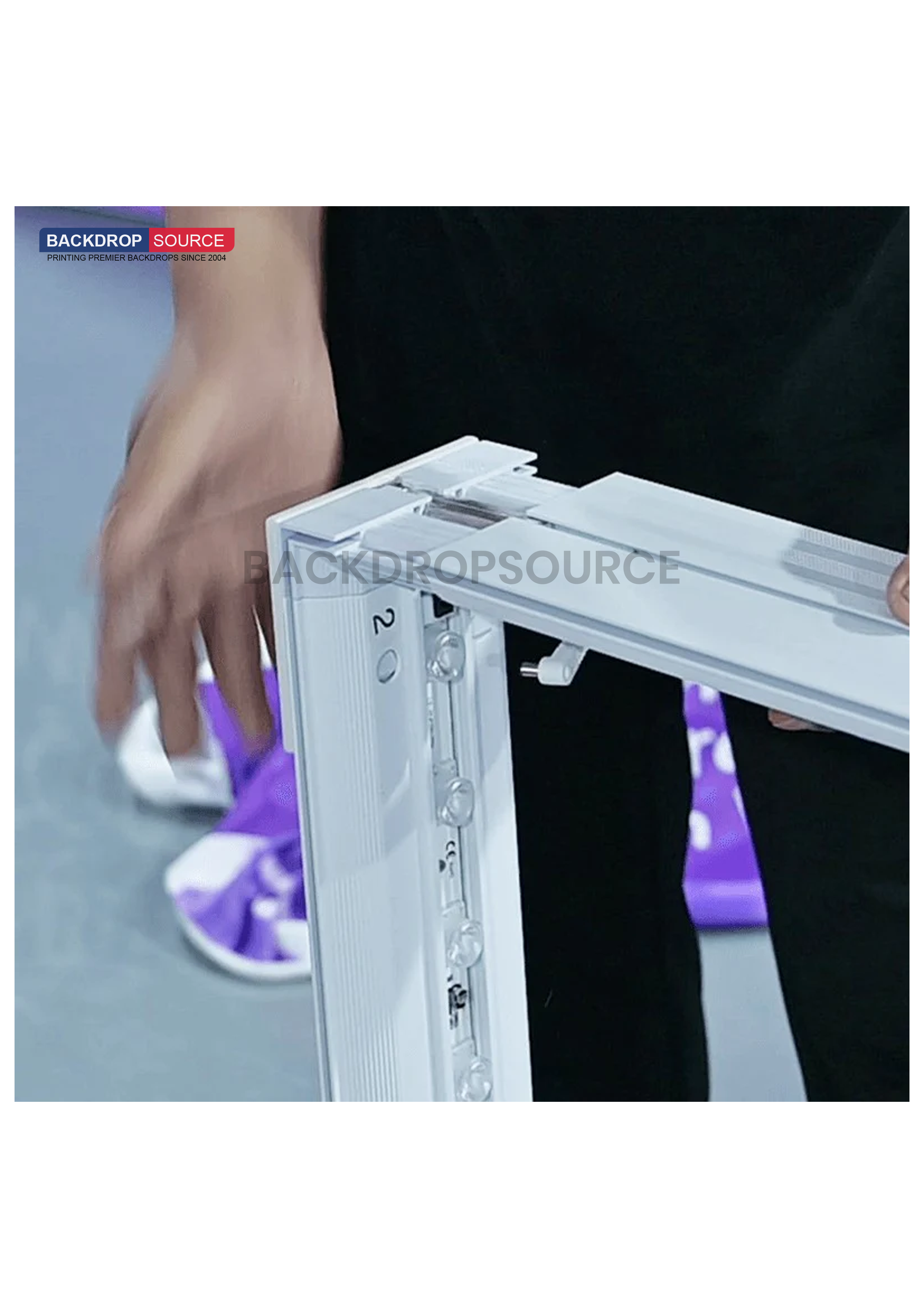 6m SEG Modular Lightbox Display for Tradeshows - Model 5.