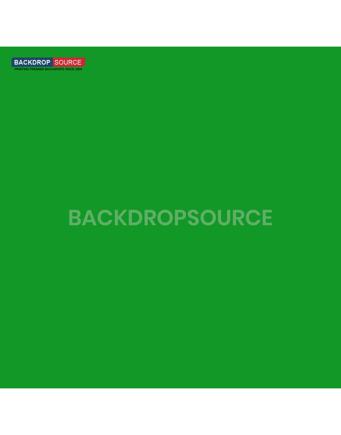 Chroma Key green backdrop with  backdrop stand, perfect for professional photography and video studio setups.