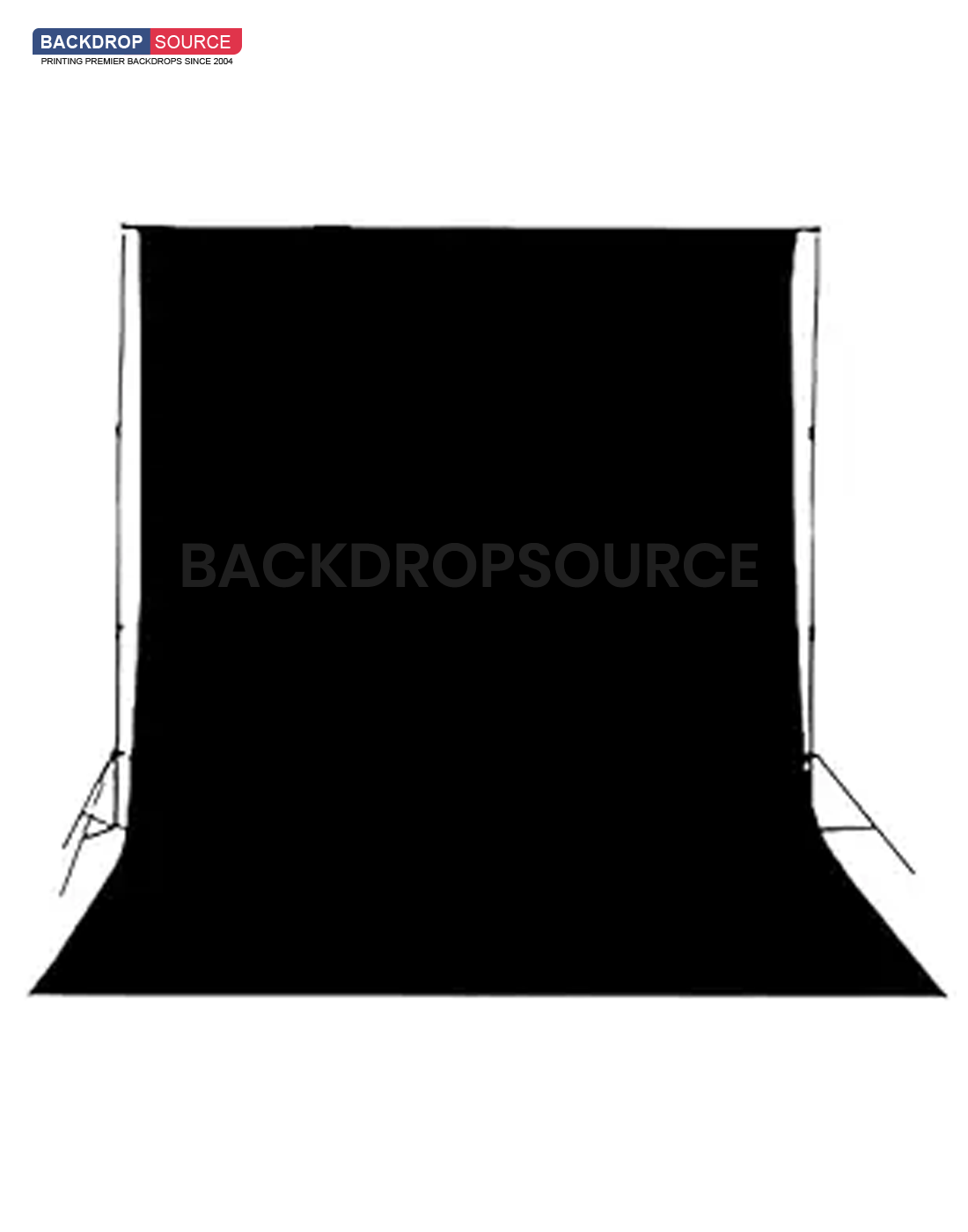 6m W x 6m H White Photography Backdrop with Backdrop Stand.