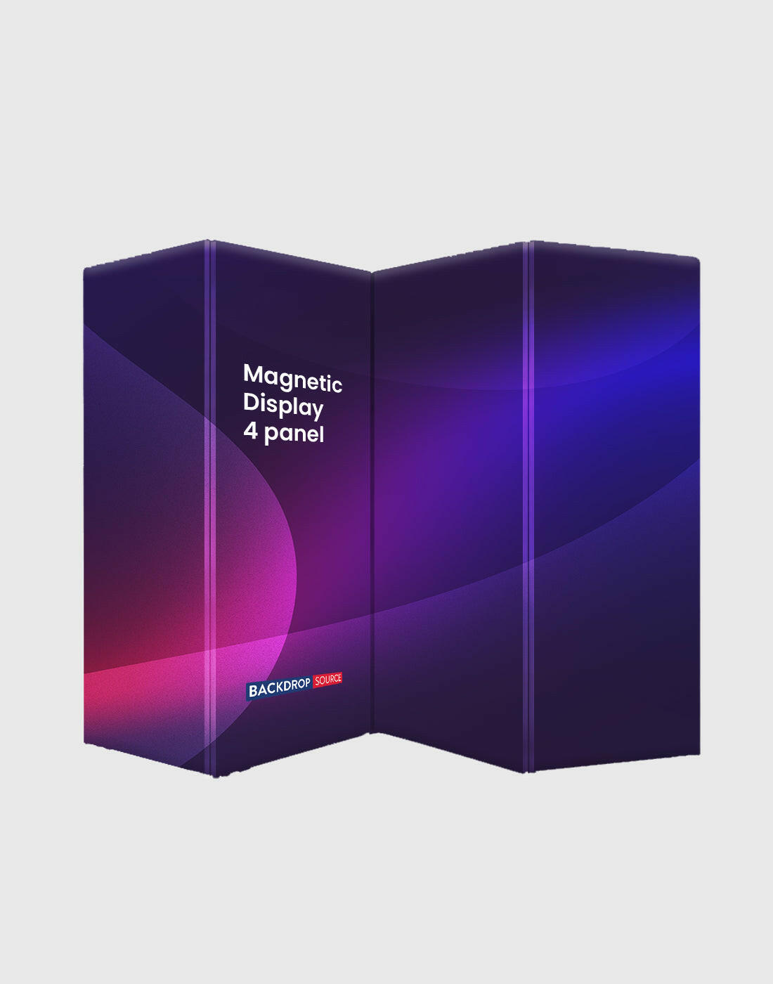 Magnetic Partition Displays - 4 Panel.