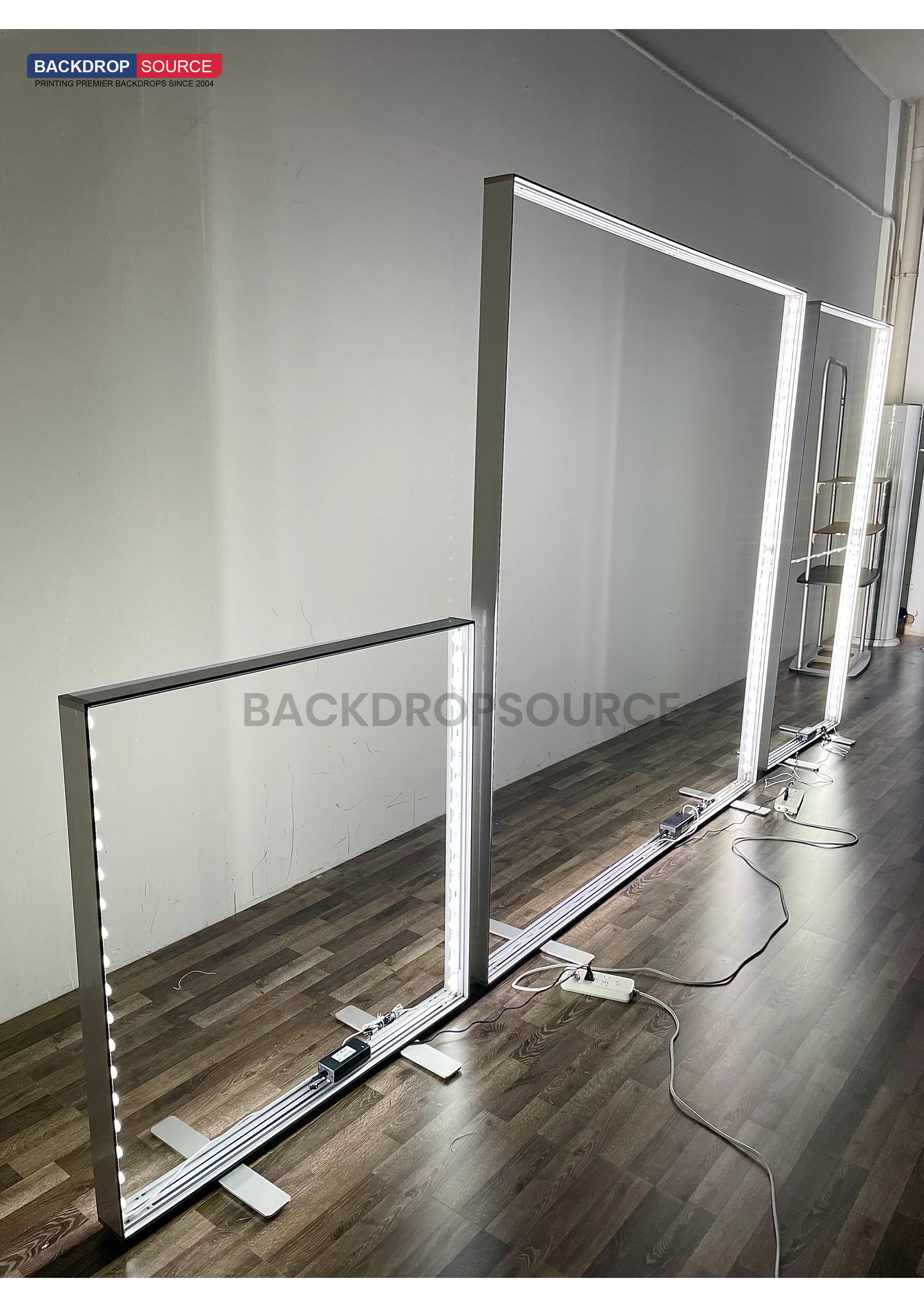 SEG Frameless Fabric LED Light Box Display - 0.8m W x  2m H.