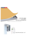 SEG Frameless Fabric LED Light Box Display - 0.8m W x  2m H.