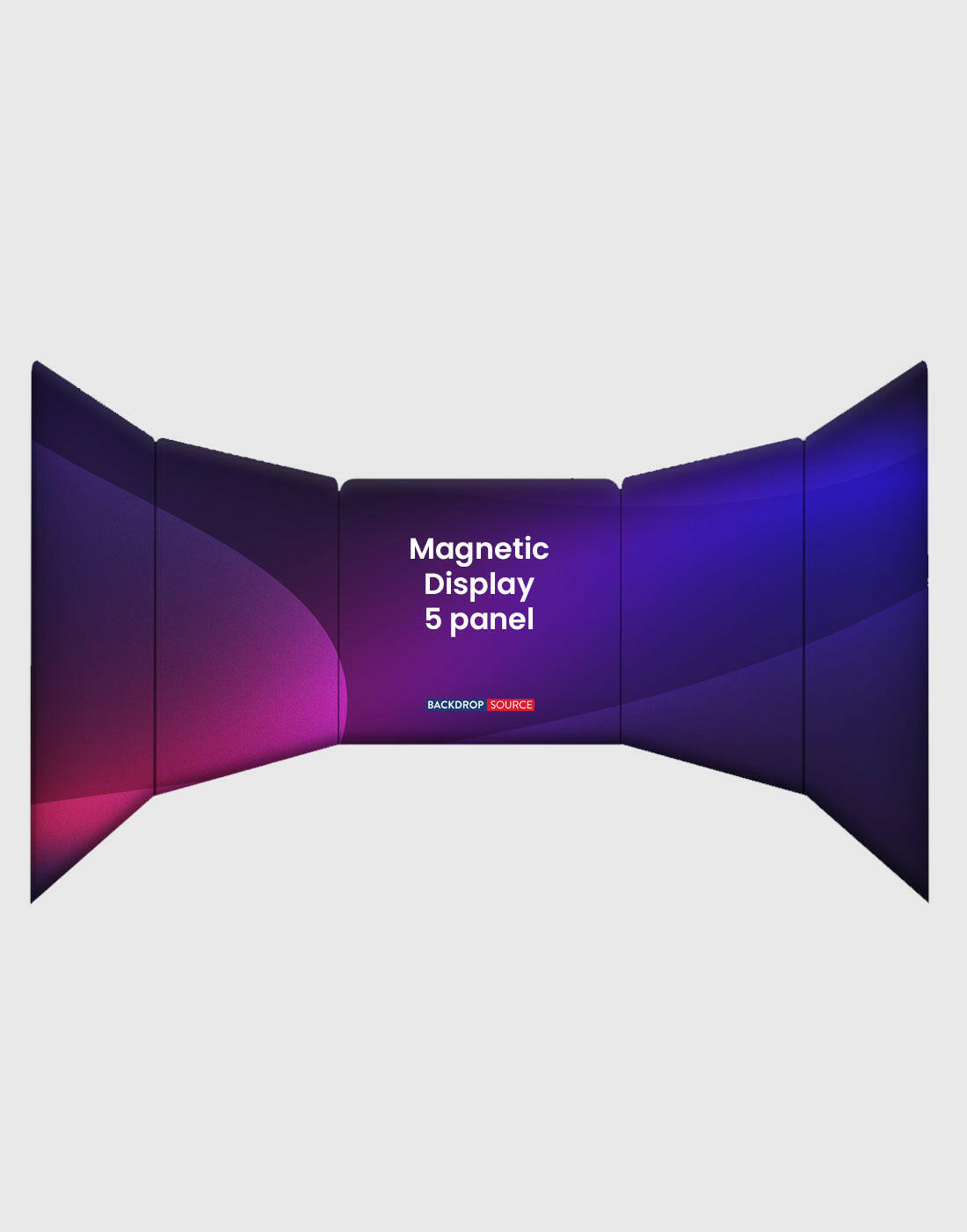 Magnetic Partition Displays - 5 Panel.