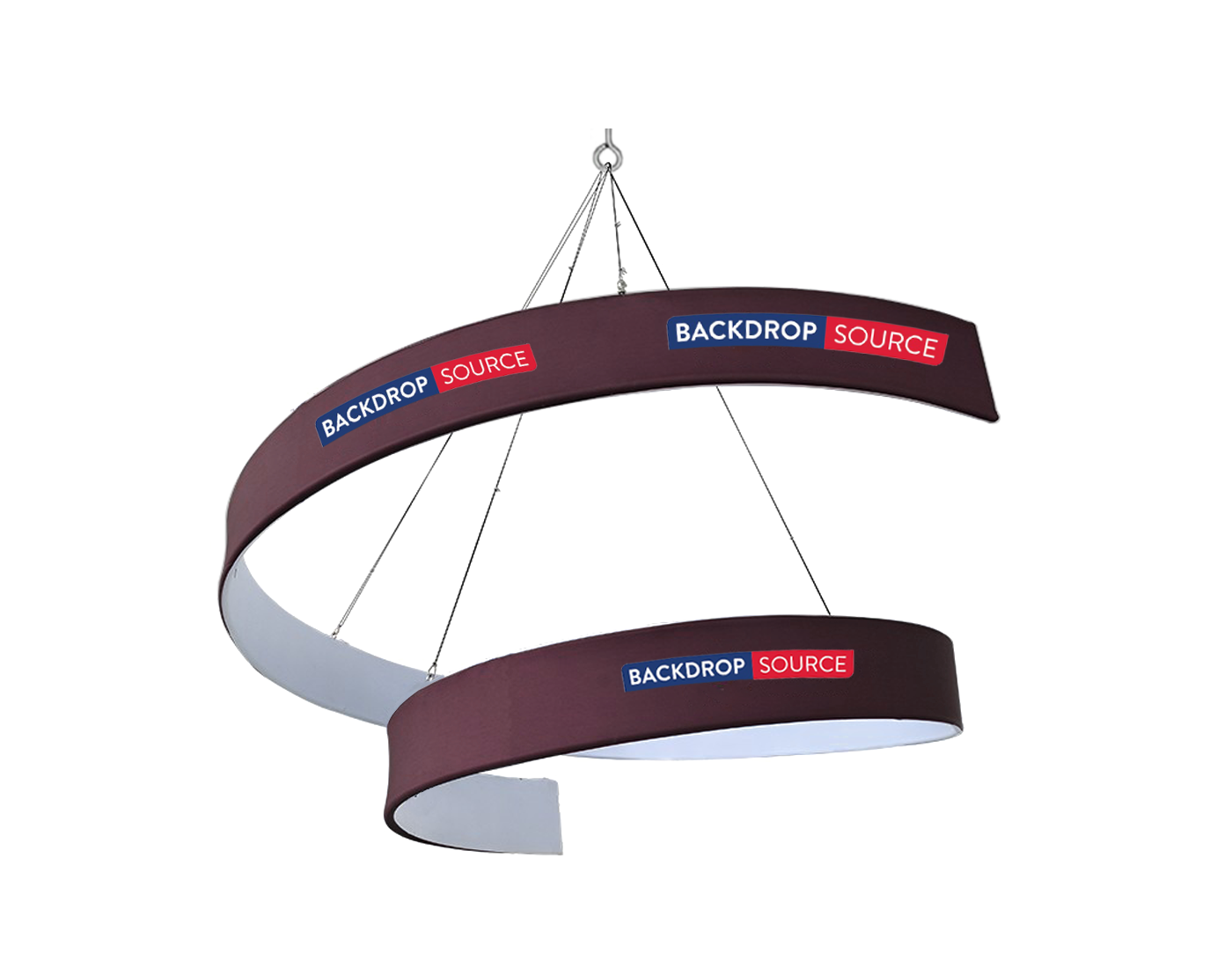 Spiral Hanging Banner.