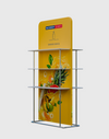 EZ Display Banner Stand with Shelves.
