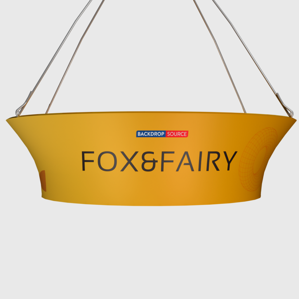 Tapered Round Hanging Display.