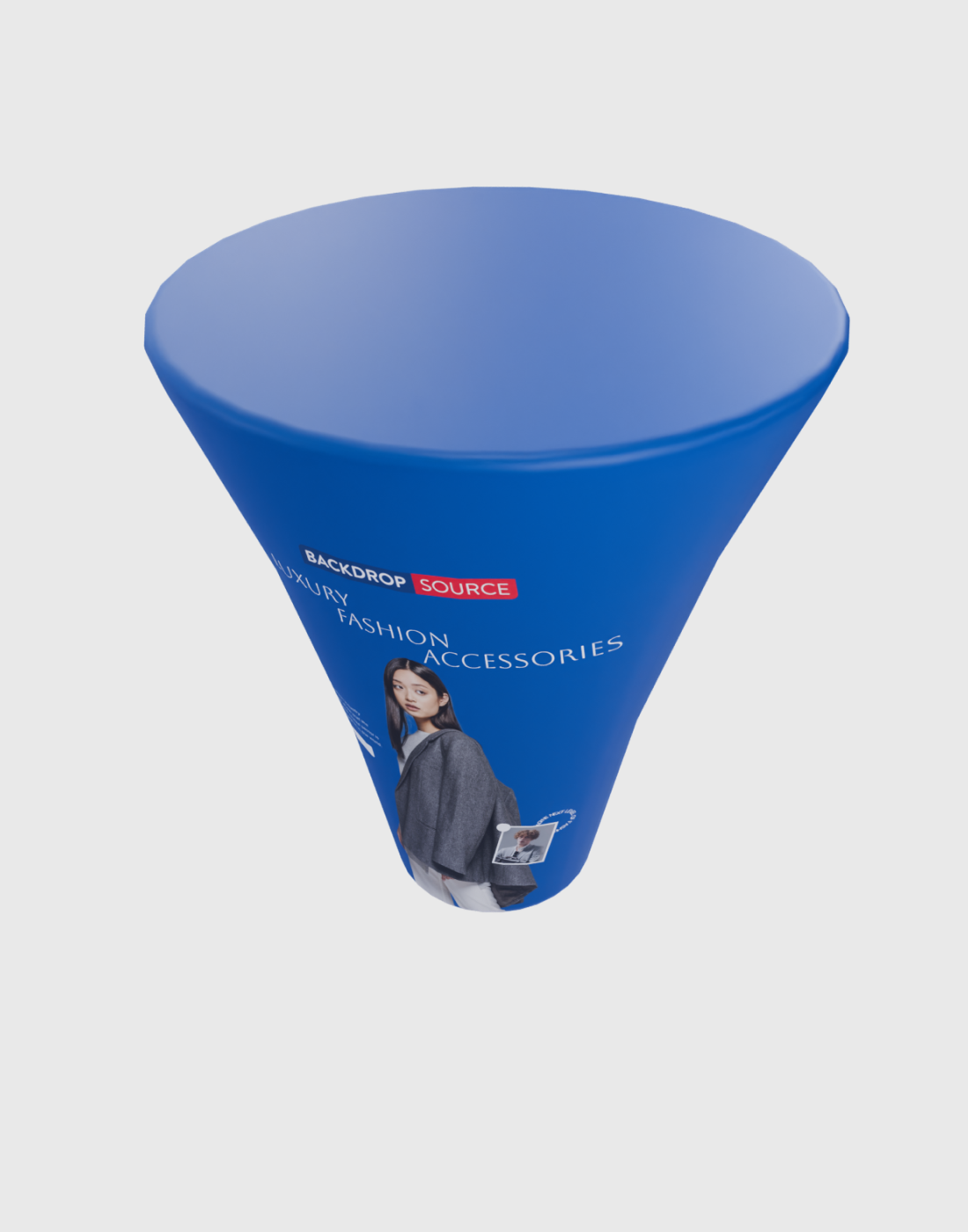 Tall Cone Advertising Display.