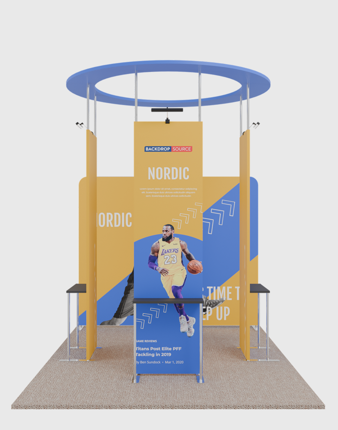 Modular Booth Kits 6m x 6m - Model 10.