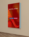 Wall-Mounted SEG Fabric display - 80mm Depth