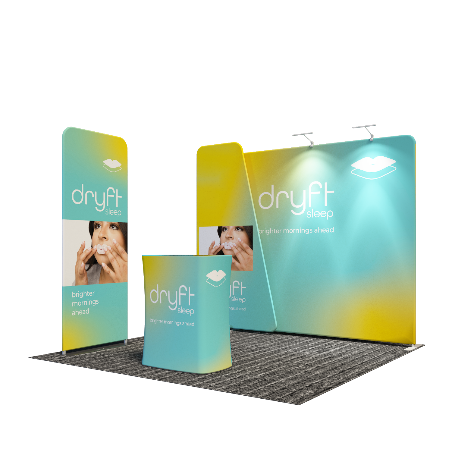 Portable Exhibit Display 3m x 3m - Model 24.