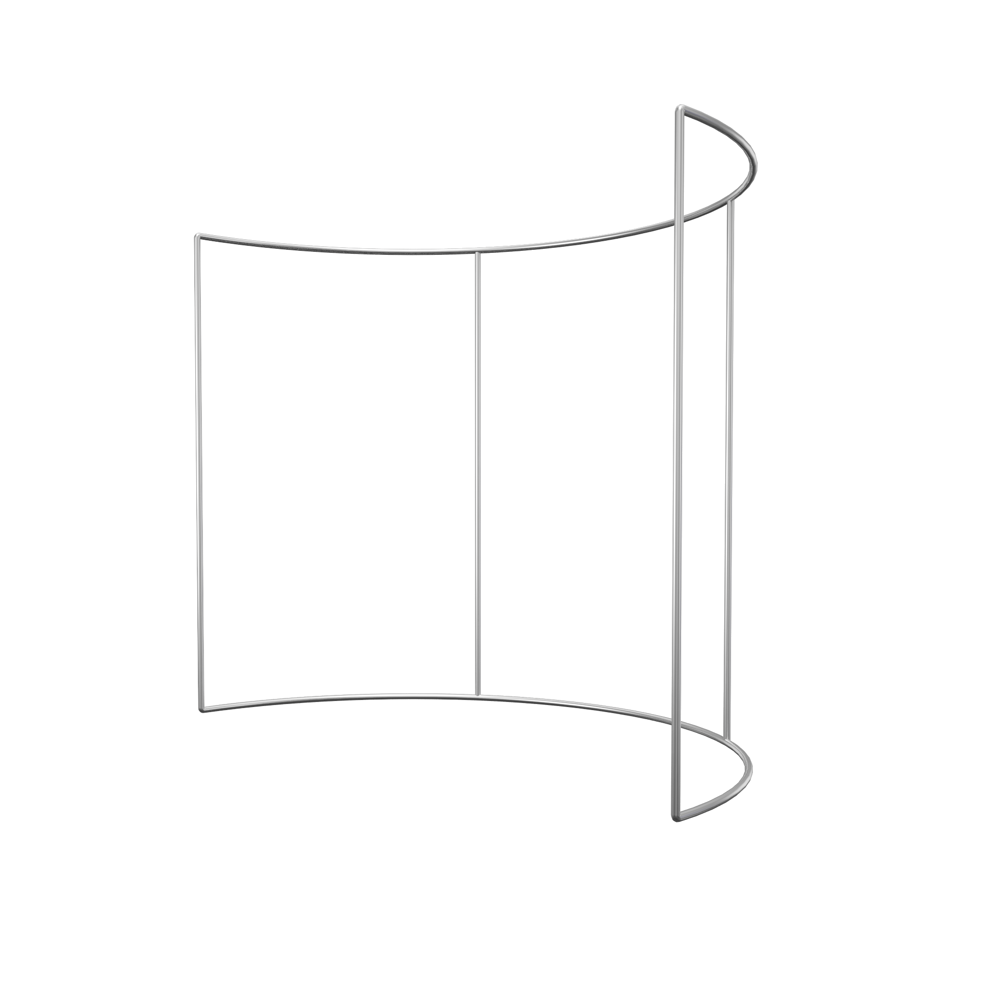 180° Curved Enclosure Wall Display for All Events.