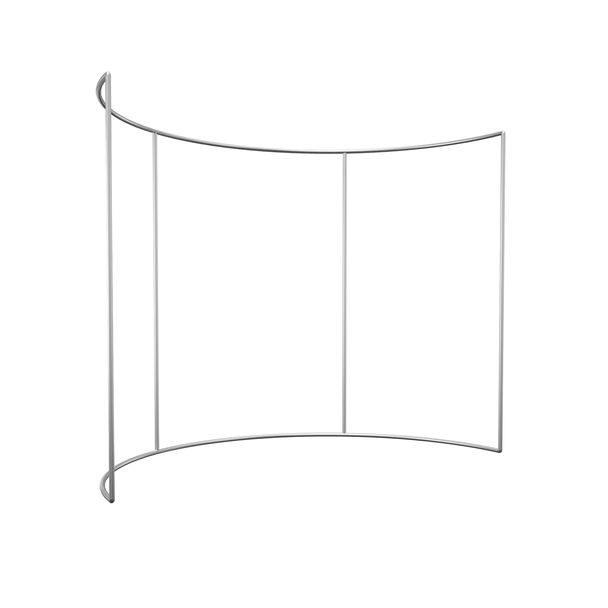 180° Curved Enclosure Wall Display for All Events.