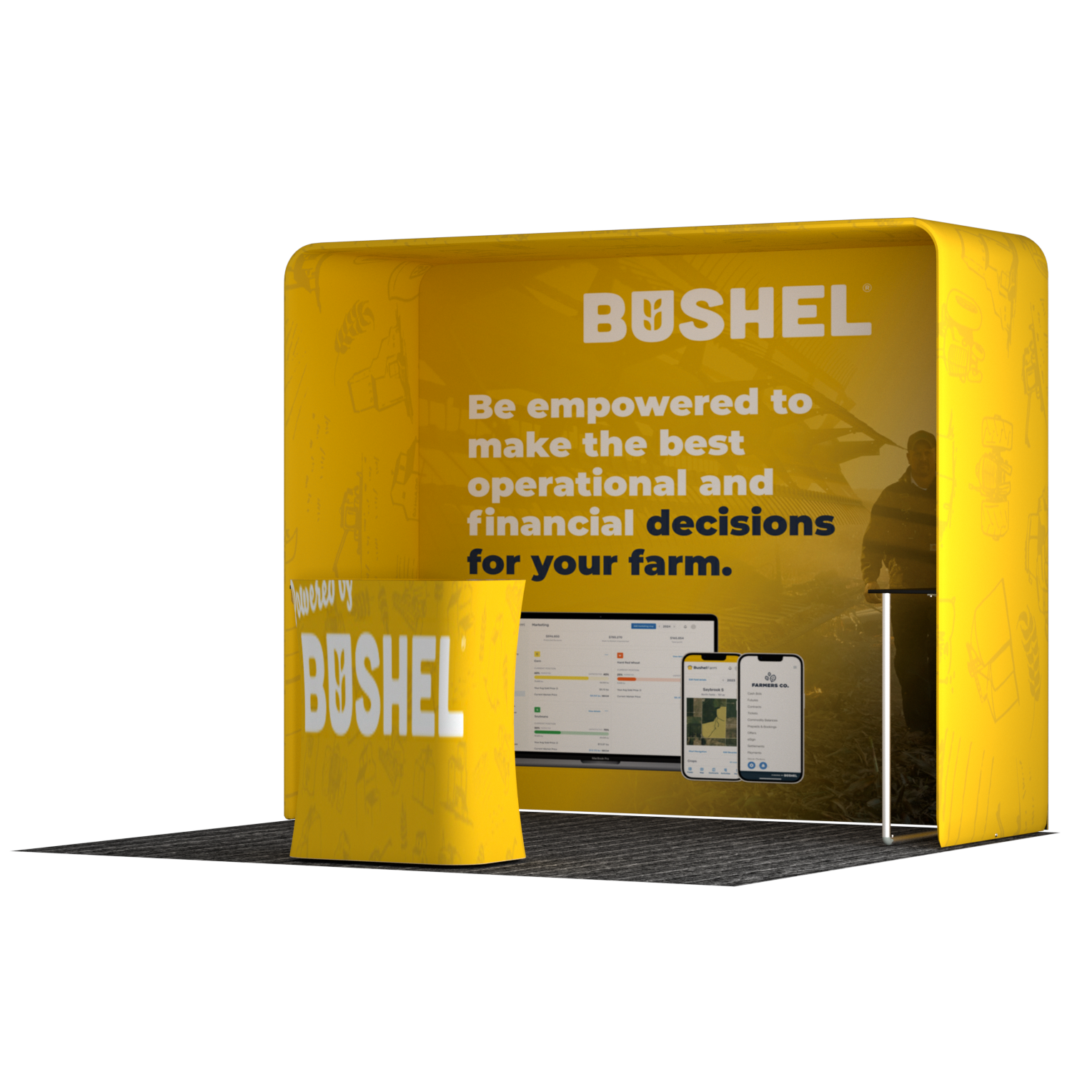 Portable Exhibit Display 3m x 3m - Model 26.