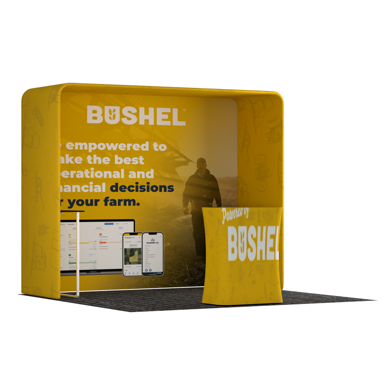 Portable Exhibit Display 3m x 3m - Model 26.