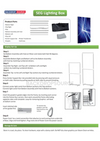 SEG Frameless Fabric LED Light Box Display - 1m W x 2m H.