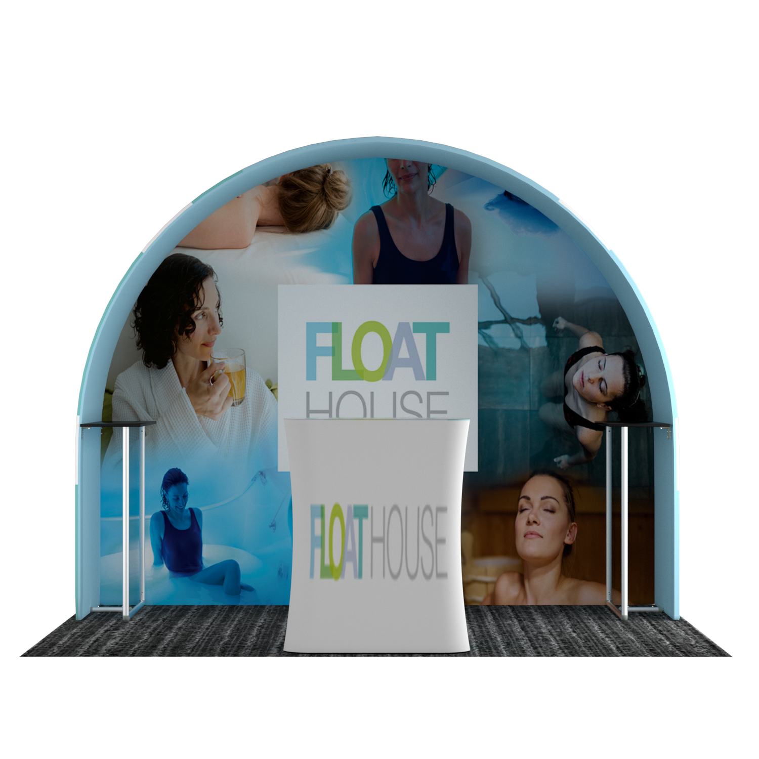 Portable Exhibit Display 3m x 3m - Model 27.