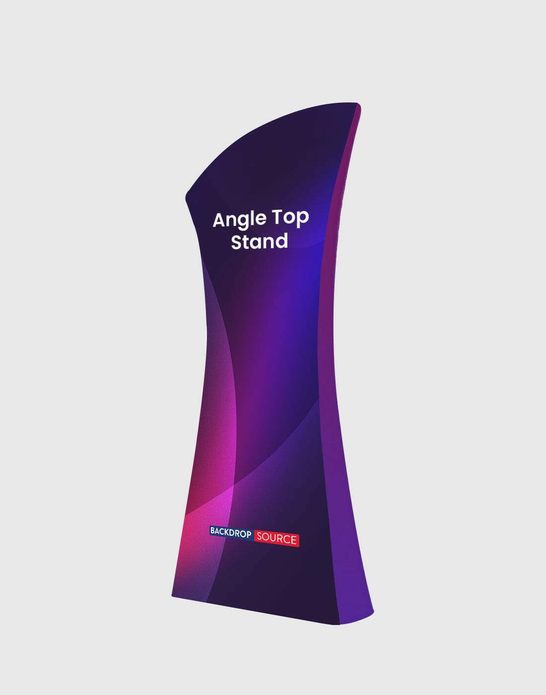 Angled Top Fabric Banner Stand.