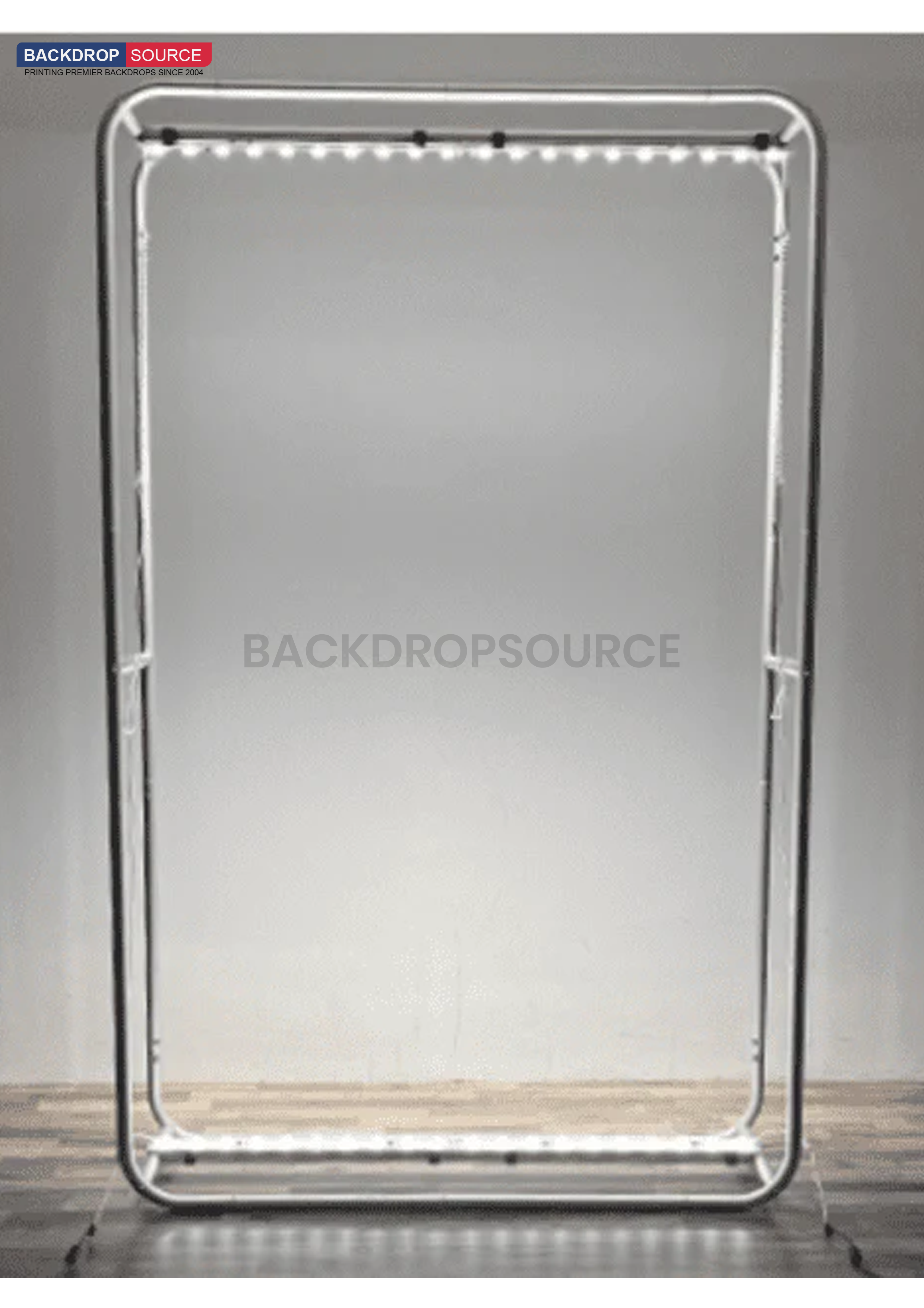 3D Fabric LED Backlit Wall.