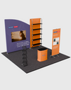 Portable Exhibit Display 3m x 3m - Model 18.