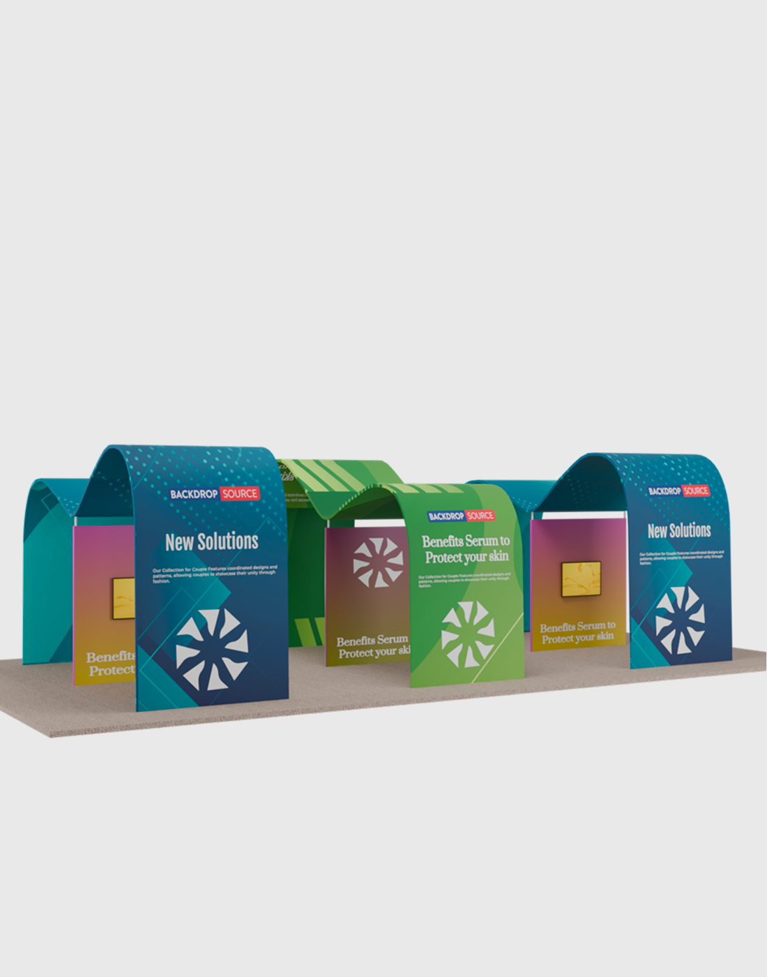 Modular Booth Kits 9m x 6m - Model 1.