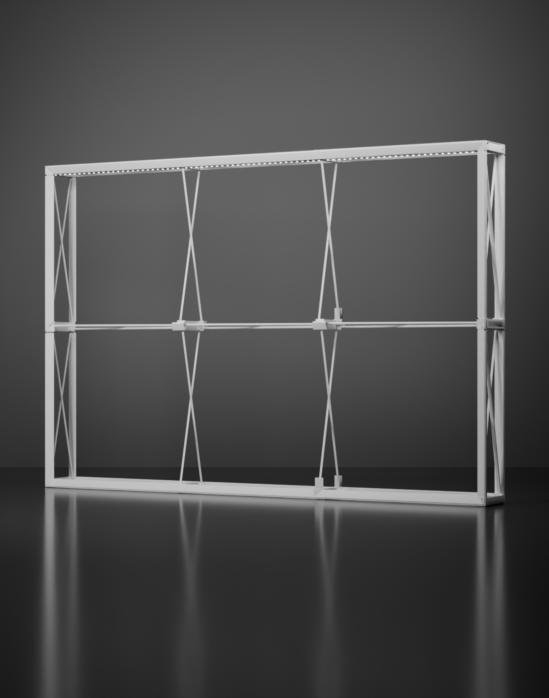 Backlit SEG Pop-Up Straight Display.