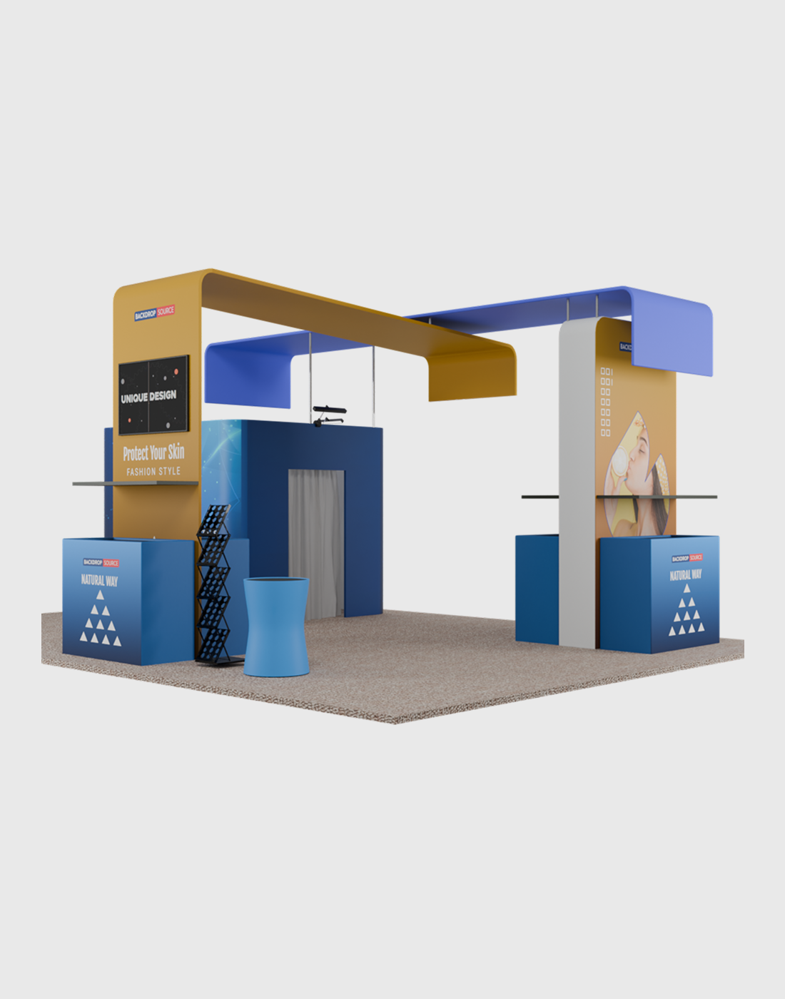 Modular Booth Kits 6m x 6m - Model 12.