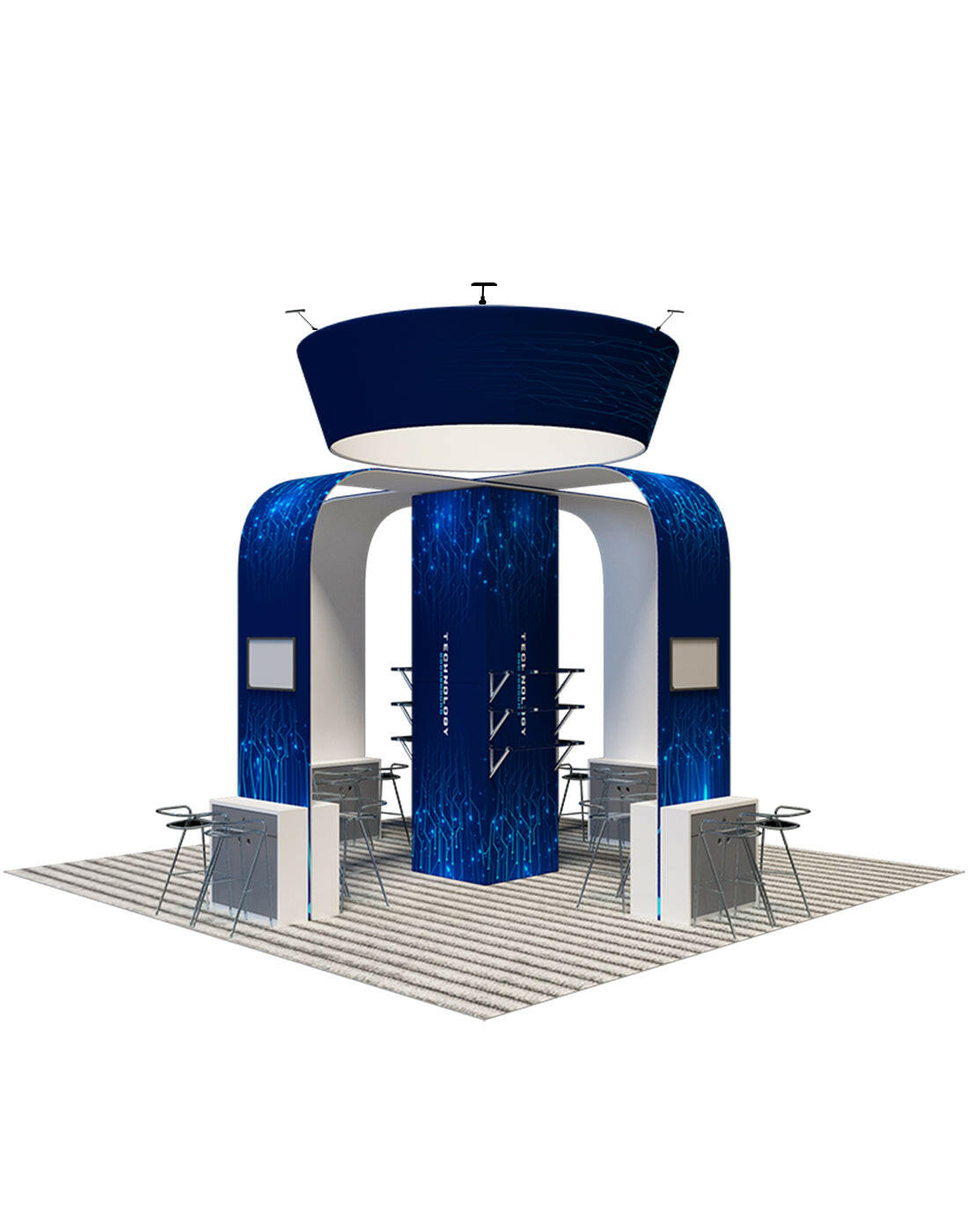 Modular Booth Kits 6m x 6m - Model 03.