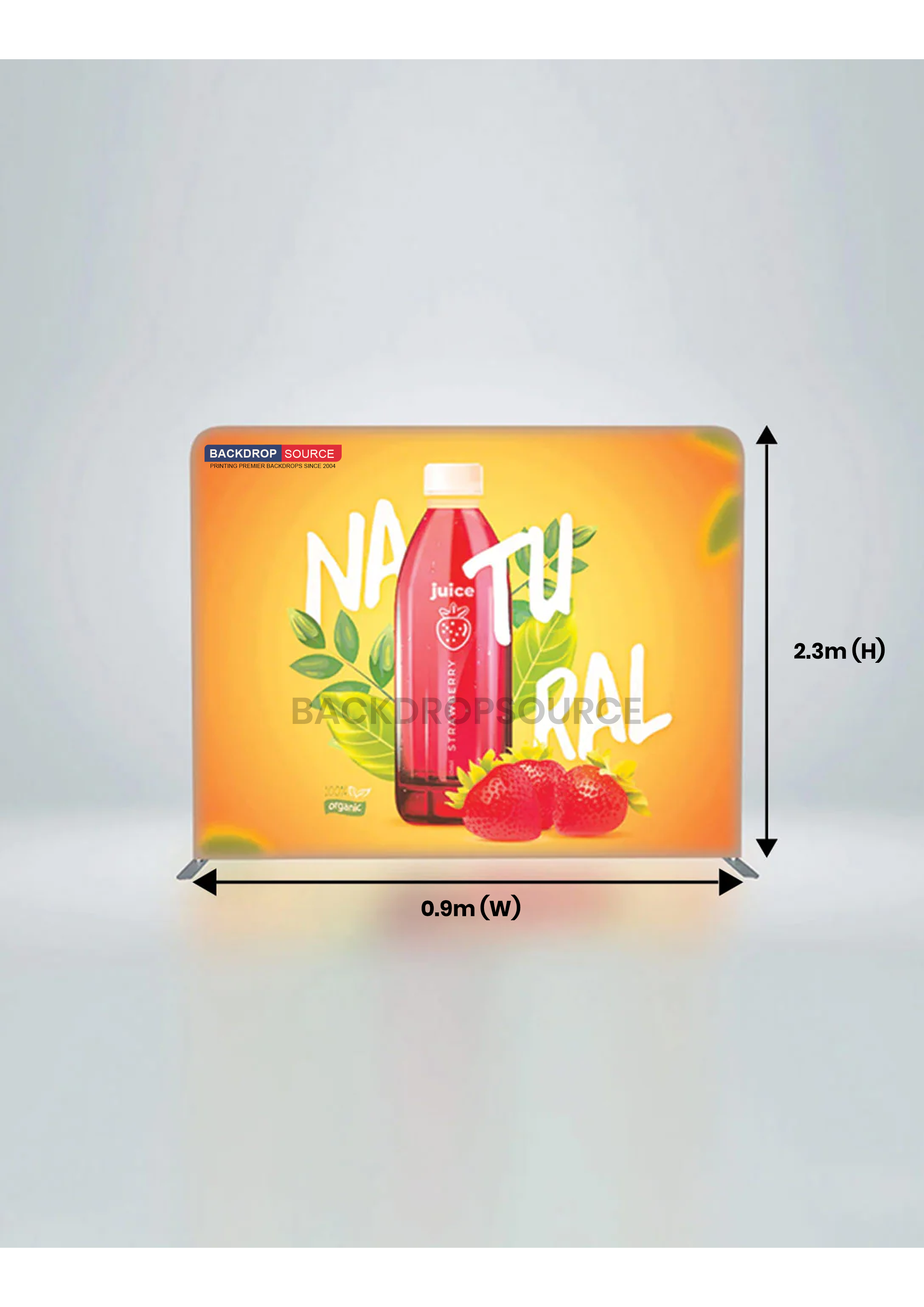 Slim Fabric LED Backlit Wall.