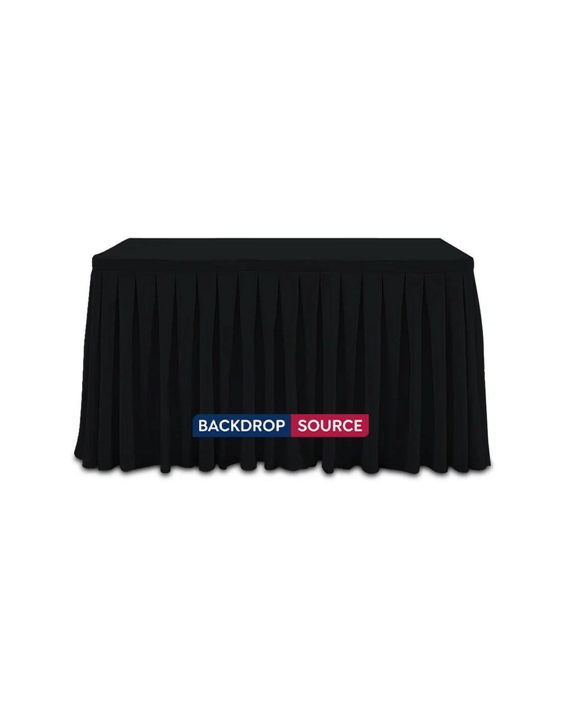 Custom Fitted Table Skirts with Top.