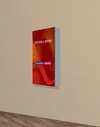 Wall-Mounted SEG Fabric display - 120mm Depth